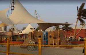 ألعاب رملية للأطفال في جزيرة الشراع جدة من أجمل أماكن السياحة في جدة